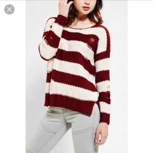 Olive & Oak Striped Sweater